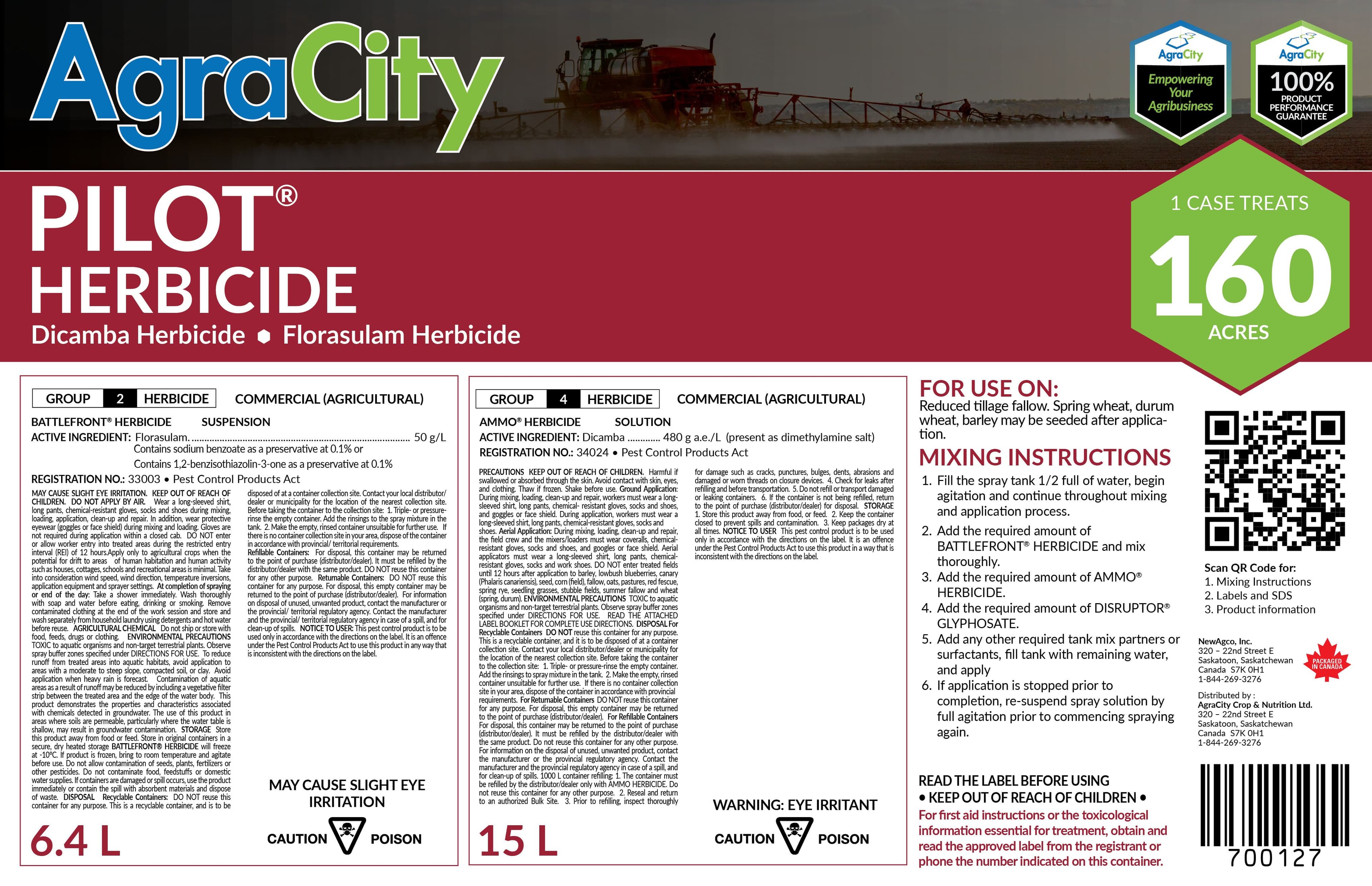 PILOT® HERBICIDE