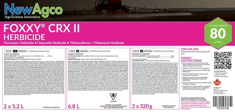 FOXXY® CRX II HERBICIDE