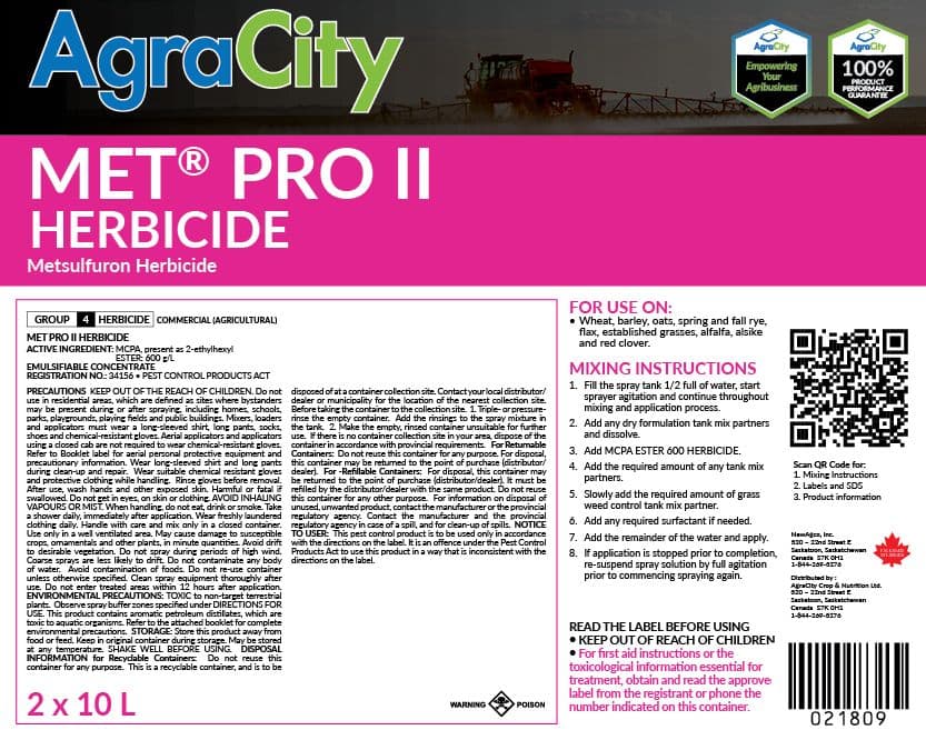 MET® PRO II HERBICIDE