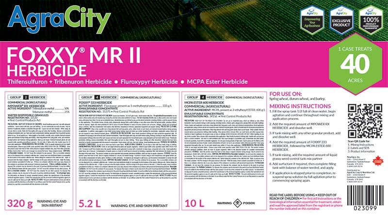 FOXXY® MR II HERBICIDE