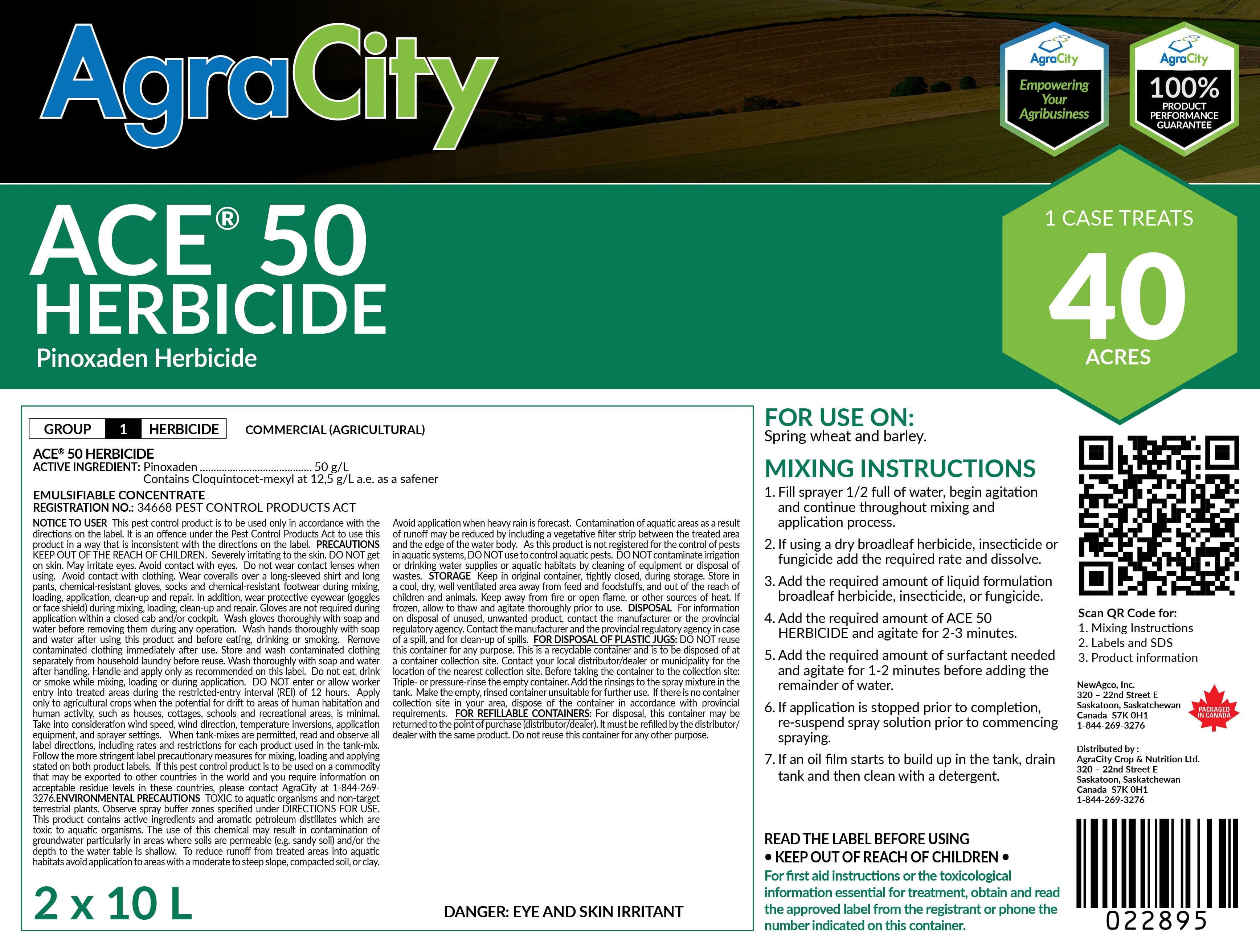 ACE® 50 HERBICIDE