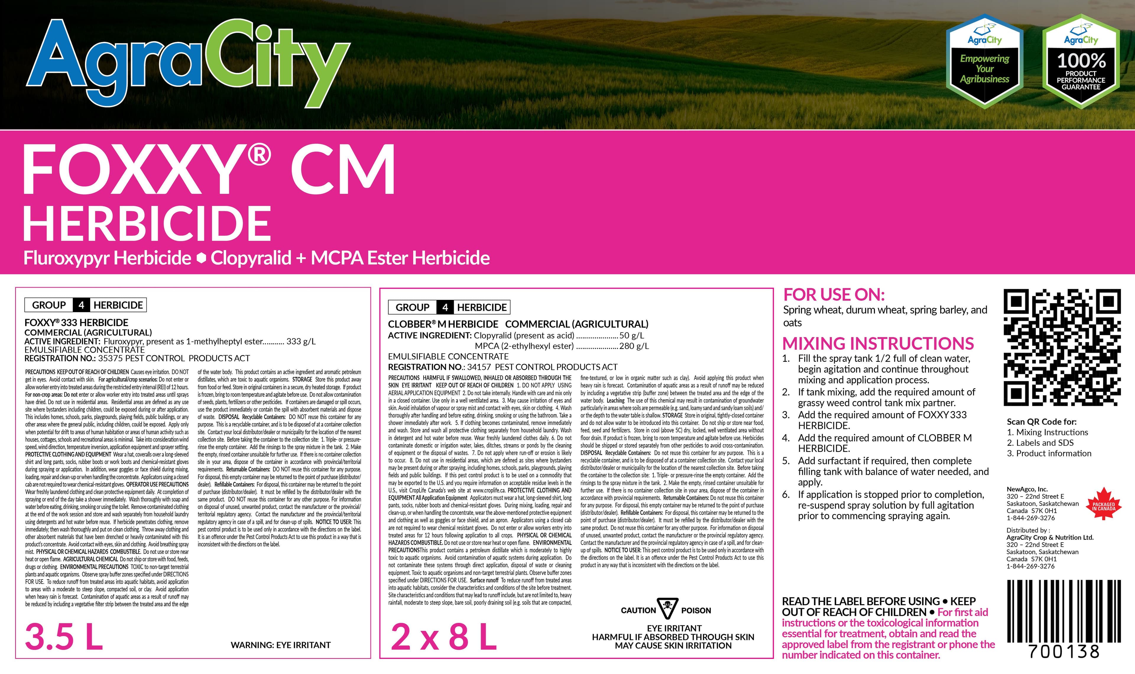 FOXXY® CM HERBICIDE