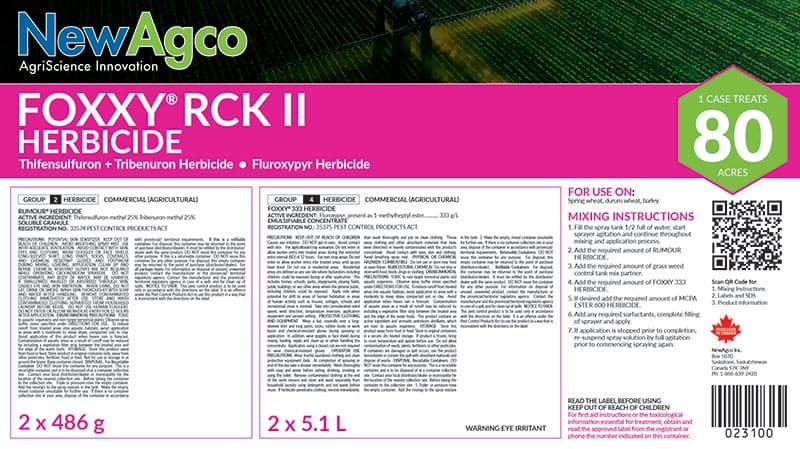 FOXXY® RCK II HERBICIDE