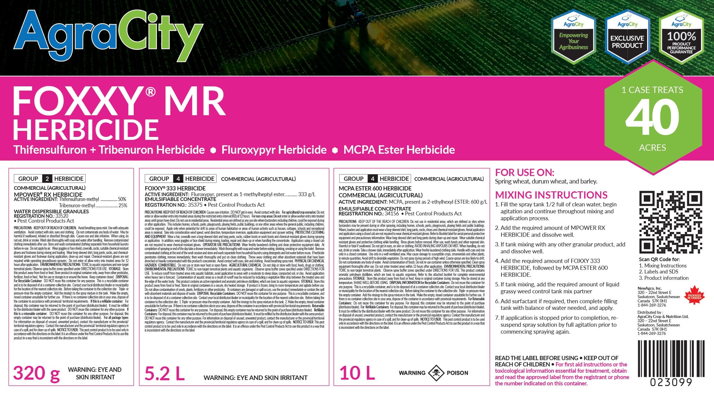 FOXXY® MR HERBICIDE