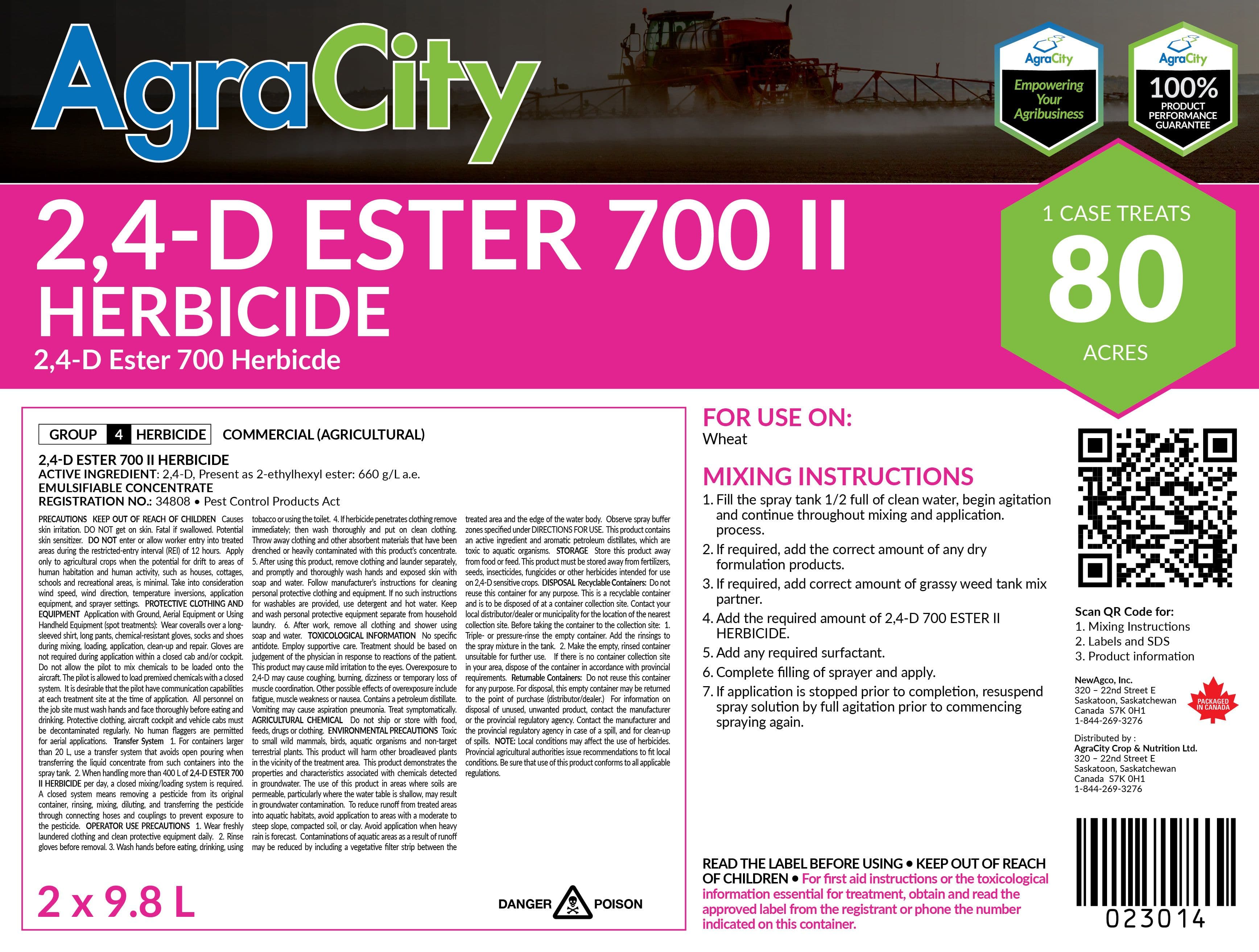 2,4-D ESTER 700 II HERBICIDE
