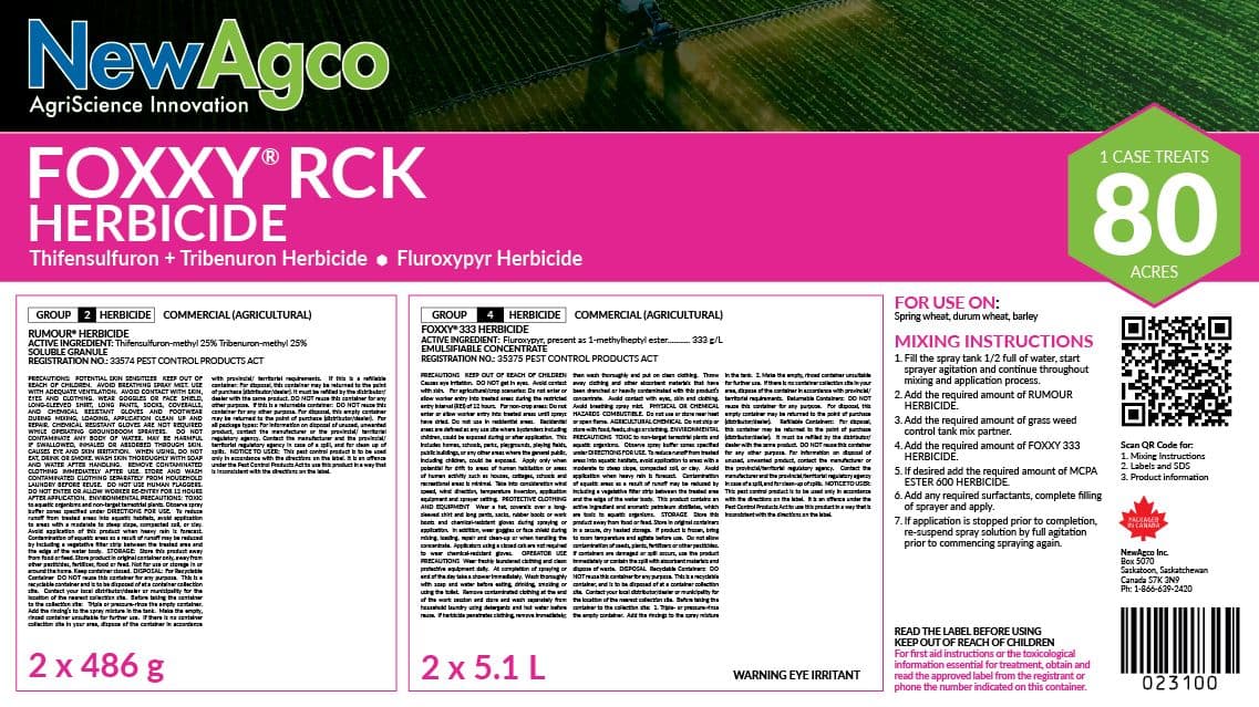 FOXXY® RCK HERBICIDE