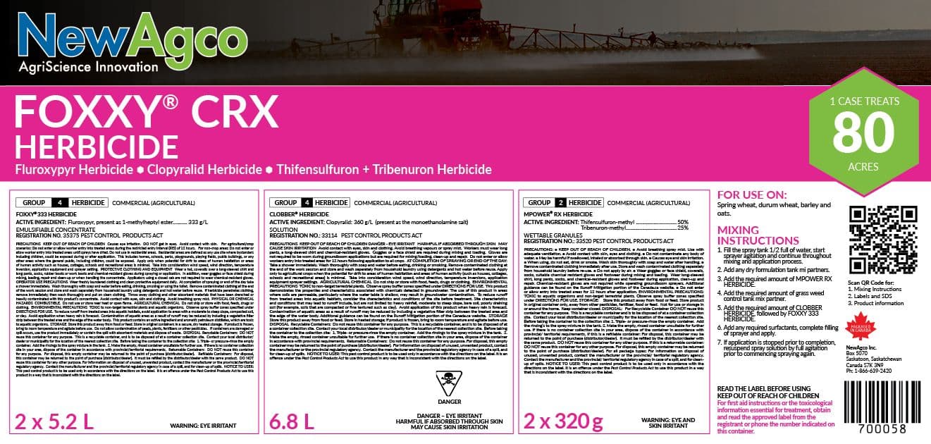 FOXXY® CRX HERBICIDE