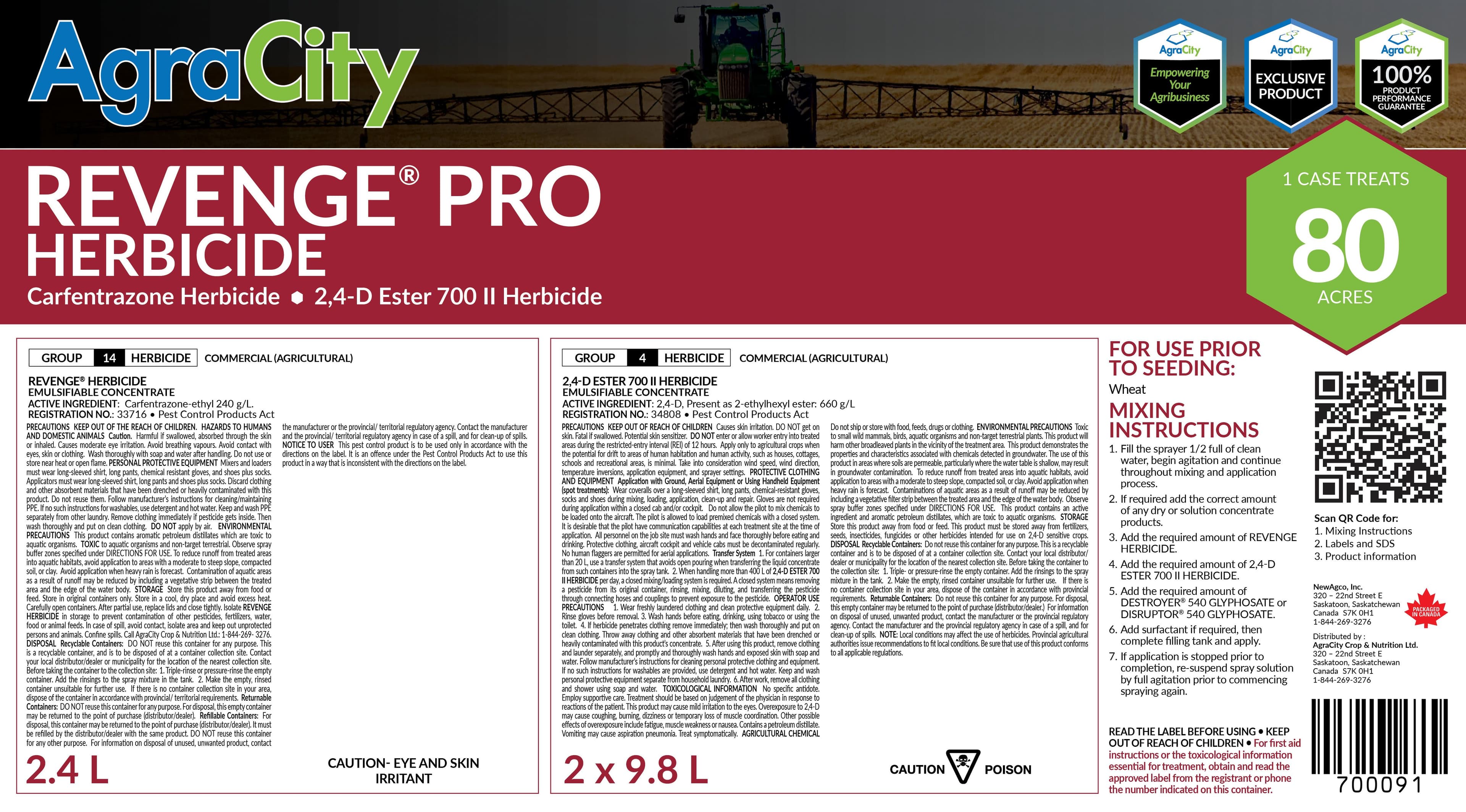 REVENGE® PRO HERBICIDE