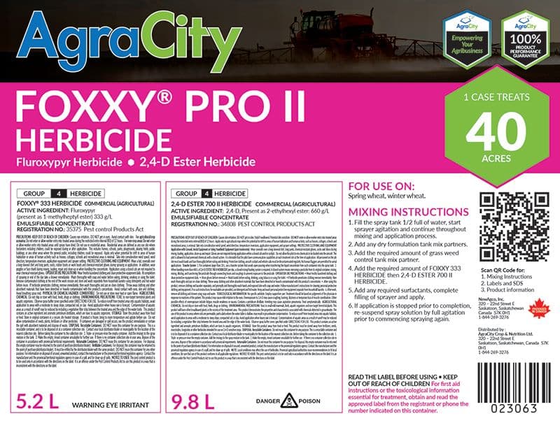 FOXXY® PRO II HERBICIDE