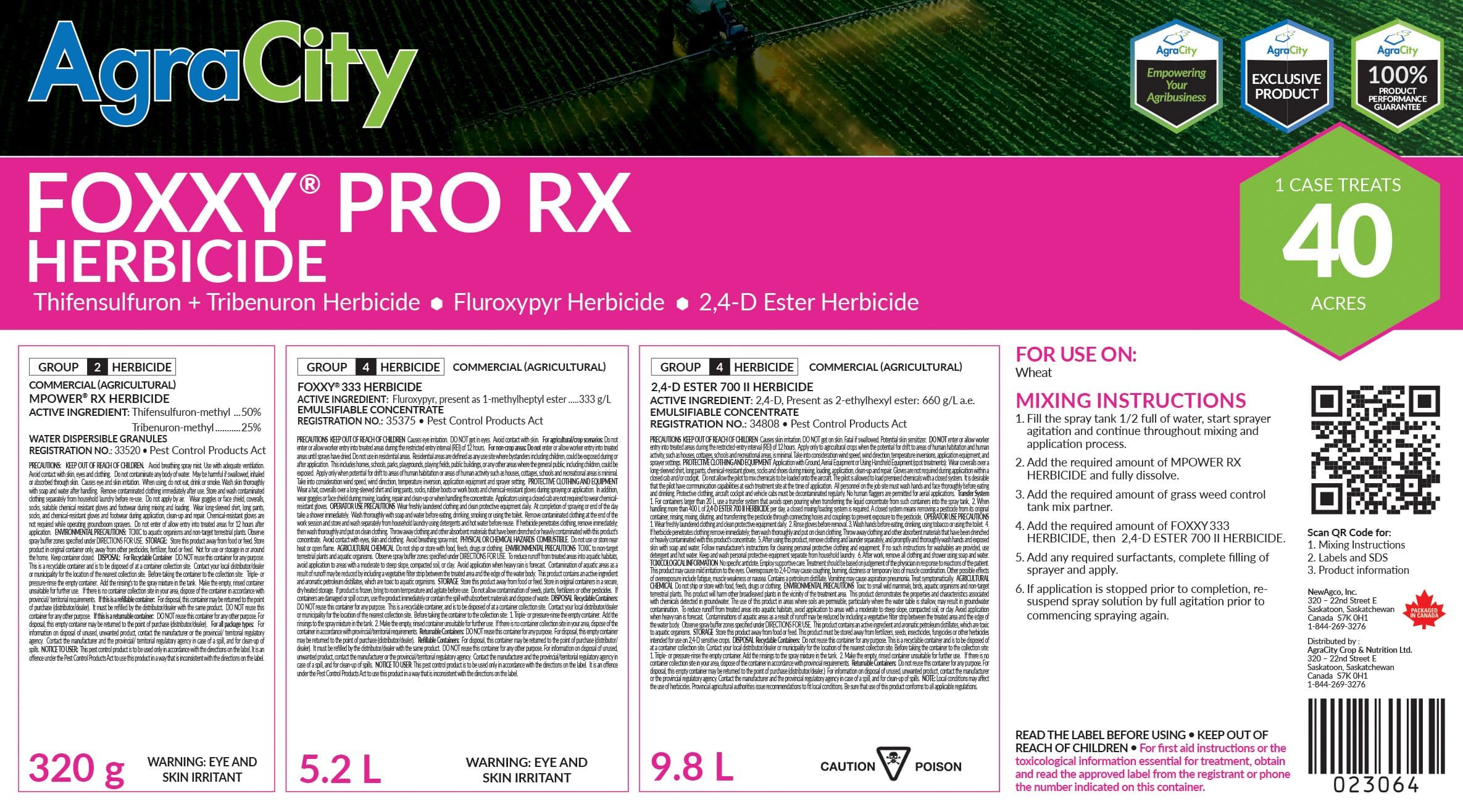 FOXXY® PRO RX HERBICIDE